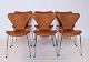 This set of six 
Syver chairs, 
model 3107, is 
an iconic 
example of Arne 
Jacobsen's 
brilliant ...