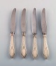 4 dinner knife, Danish silver (830).
Guardein: Jens Sigsgaard.