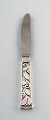 Evald Nielsen No. 30 (leaf pattern), lunch/child knife in sterling silver.