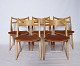 Et sæt af 5 Savbuk stole, model CH29, af Hans J. Wegner og Carl Hansen & Søn.
5000m2 udstilling.
