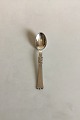 Frigast Tea 
Spoon in Silver 
Rigsmønstret. 
Measures 11.5 
cm / 4 17/32 
in.