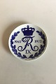 Royal 
Copenhagen 
Plate King of 
Denmark 
Frederik IX, 
1947-1972. 
Measures 18 cm 
/ 7 3/32 in.