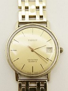 Tissot vintage men's gold watch seastar quartz