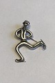 Evald Nielsen 
Sterling Silver 
Brooch 
Iceskater H 5.2 
cm/2.04 inches 
Weight 12.4 
gr/0.44 oz.