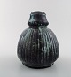 Svend Hammershoi for Kähler, Denmark, glazed stoneware art pottery vase, 1930 s.