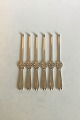 Cohr Set of 6 pcs. Lobster Forks in Silver