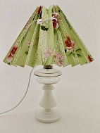Opaline oil lamp later changed to electricity. 19th century. sold