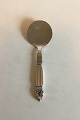 Georg Jensen Sterling Silver and Stainless Steel Server Acorn No 206