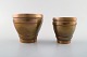 Cawa art deco vases in bronze, approx. 1940 s
Danish design.