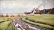 Langer, Viggo 
(1860 - 
1942): The 
captain's 
hut at Esrum 
Sø. Oil on 
canvas. Sign .: 
Viggo Langer 
...