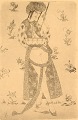 Gerhard Henning Nude Study, erotic etching on Japan paper.
