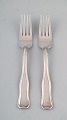 2 pcs. Georg Jensen Old Danish Dinner Fork.