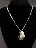 Hans Hansen sterling silver necklace and HH pendant sold