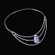 Bent Exner 
(1932-2006). 
Sterling Silver 
Neckring with 
Rose Quartz. 
1950-60s
Designed and 
...