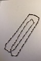 Georg Jensen 
Sterling Silver 
Segmented 
Necklace No 
283C  L 80 cm 
(31.5 inch) 
Weight 21.6 
gr/0.76 oz