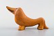Lisa Larson for Gustavsberg. Stoneware figure of dog.
