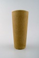 Large Rörstrand "Ritzi" ceramic vase in fluted style.
