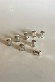 Cartier Sterling Silver Set of 8 Salt Shakers