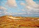 Hindevad, 
Marius (1885 - 
1977) Denmark. 
Heather 
landscape.
Oil on canvas. 
42 x 59 cm. 
Signed ...