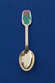 Michelsen Christmas spoon 1946 of gilt sterling 
silver