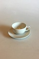 Royal Copenhagen Hvidpot Coffee Cup and Saucer No 6231