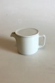 Royal 
Copenhagen 
Hvidpot Pitcher 
No 6265 with 
Lid No 6318. 
Designed by 
Grethe Meyer. 
Measures 8 ...