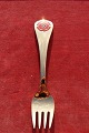 Georg Jensen year fork 1994 of gilt sterling 
silver. The Corn Poppy