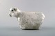 Henrik Allert for Pentik, Finland. Unique sheep in ceramics. Late 1900s.
