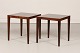 Severin Hansen 
Jr.
Pair of 
Lamptables
made of 
rosewood
Manufactor: 
Haslev ...