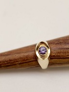 14 karat gold ring  with amethyst