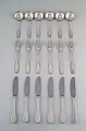Hans Hansen 
silver cutlery 
Susanne in 
sterling 
silver.
Complete 
silver lunch 
service for six 
...
