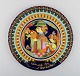 Rare hand 
painted 
Rosenthal Bjørn 
Wiinblad 
Christmas plate 
from 1974. 
"Balthasar".
Stamped.
29 ...
