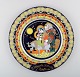 Rare hand painted Rosenthal Bjørn Wiinblad Christmas plate from 1979. "The 
flight to Egypt".