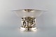 Jean Boggio for 
Roux-Marquiand, 
France. Large 
modernist 
compote in 
plated silver. 
Base with ...