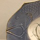 Length 60 cm.
Width 24 cm.
The fish 
platter is 
beautifully 
decorated in 
overglaze with 
a large ...