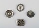 Jorgen Jensen, 
a.o. Denmark. 4 
brooches in 
pewter in 
viking style. 
Hand made 
danish design, 
60 / ...