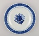 4 pcs. plates, 
model number 
11/1842. 
Aluminia, 
Tranquebar. 
Light blue 
faience with 
dark blue ...