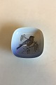 Royal 
Copenhagen 
Little square 
Dish with 
Common 
chaffinch No 
4858. Measures 
10.3 cm / 4 
1/16 in. ...