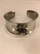 Bracelet with 
Amatyst.
Tin by Jørgen 
Jensen.
Width of the 
upper side: 3,2 
cm.
Beautiful and 
...