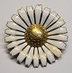 Big Georg 
Jensen Daisy 
Brooch / 
Pendant, 20th 
Century. 
Copenhagen, 
Denmark. Gold 
plated sterling 
...