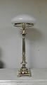 Office 
lamp-table lamp 
of brass dome 
of opaline 
glassDenmark 
approx. Year 
1910 1920Height 
68cm