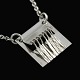Bent Exner for 
Hans Hansen. 
Sterling Silver 
Necklace / 
Pendant
Designed by 
Bent Exner 1955 
- ...