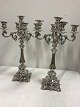 Pair of Silver 
Chandeliers , 
Christensen, 
Copenhagen.