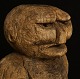 A hand carved sculpture in wood. Denmark or Sweden circa 1880-1900. H: 80cm. W: 
24cm