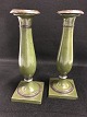 Pair of Green 
Pewter Sticks 
ca 1840