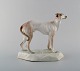 Amphora porcelain figure of greyhound/borzoi. Czechoslovakia. 1930 /40 s. Rare 
figure.