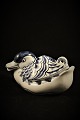 Tranquebar Duck 
/ Bonboniere 
Aluminia - 
Royal 
Copenhagen. 
Decoration 
number: 
3043/1058. 
Factory ...