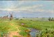 Soya-Jensen, 
Carl Martin 
(1860-1912) 
Denmark: Summer 
landscape with 
a river, in the 
background a 
...