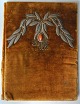 Letter holder, 
jugend, 
decorated with 
silver, beads 
and amber, 
approx. 1900. 
Denmark. 
Exterior ...