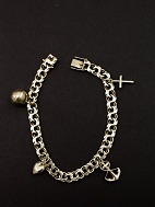 Bismarck 14ct gold bracelet with various pendant